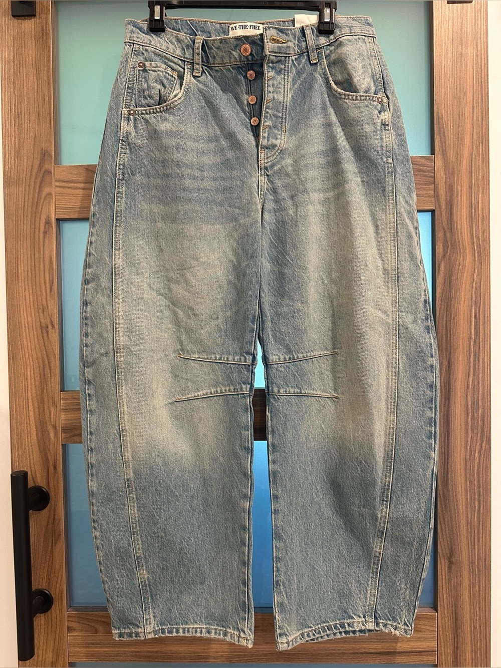 Free People Good Luck Mid Rise Barrel - Picture 5 of 8